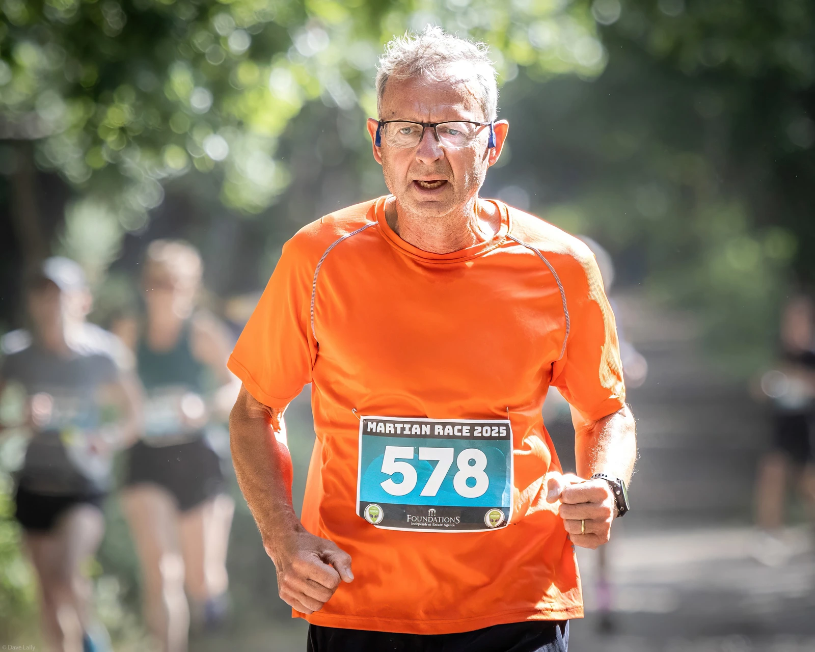 Tim running with purpose