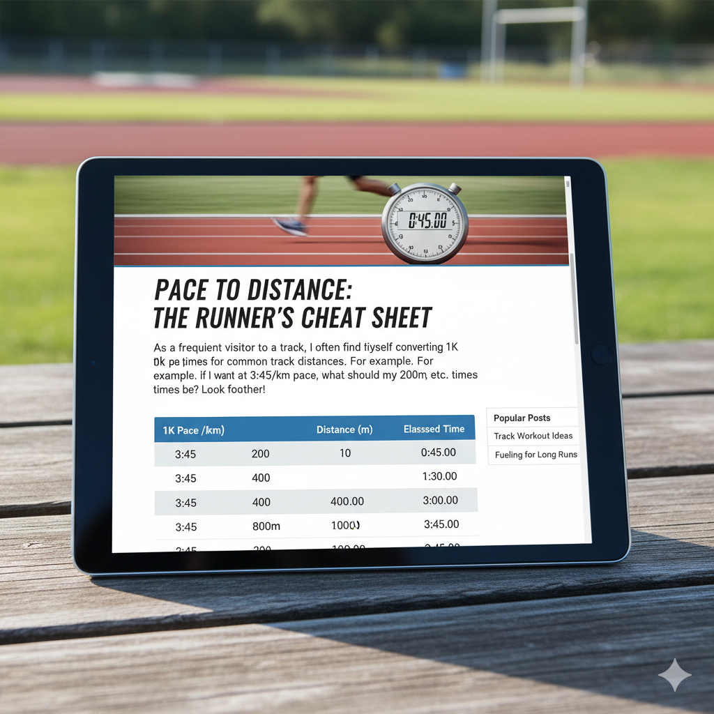 Running pace calculator